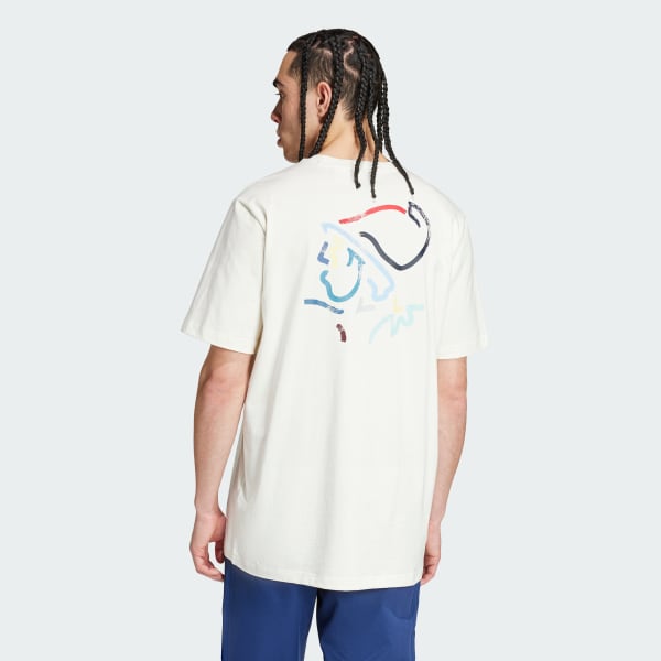 White Ajax Amsterdam Seasonal Graphic T-Shirt