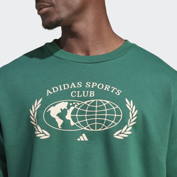 adidas Sports Club Sweatshirt Green adidas Thailand
