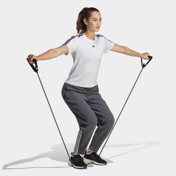 Bialy AEROREADY Train Essentials 3-Stripes Tee
