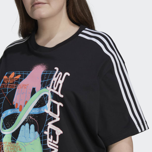 Preto T-shirt (Plus Size)