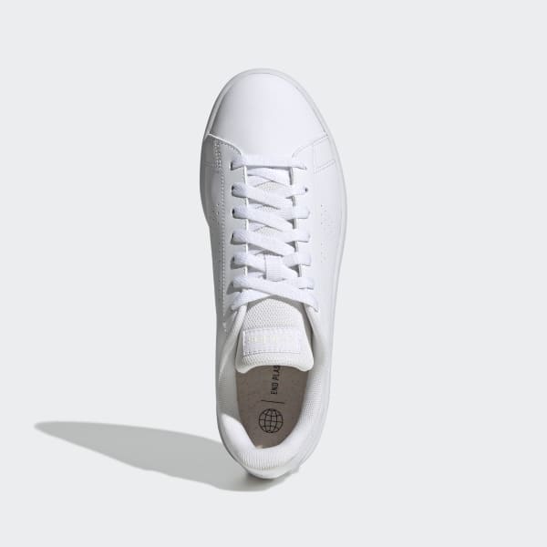 White Advantage Base Court Lifestyle Shoes