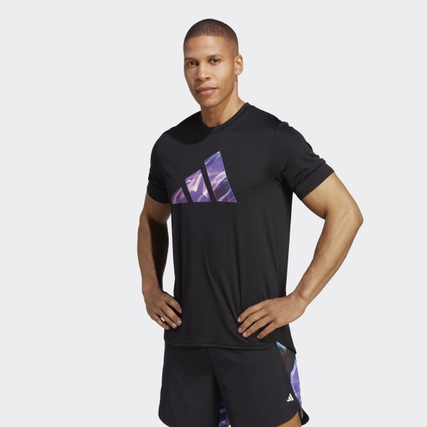 adidas Designed for Movement HIIT Training Tee - Black | Men's Training | adidas