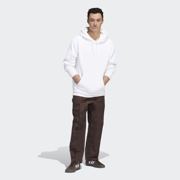 White Heavyweight Shmoofoil Hoodie (Gender Neutral) IE279