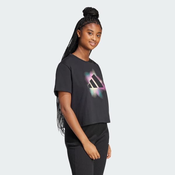 Negro Polo Dance Estampado