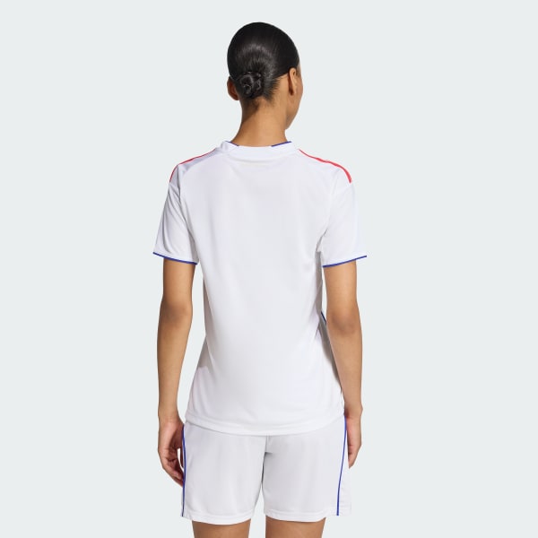 Weiss Olympique Lyonnais 25/26 Heimtrikot (Frauenteam)