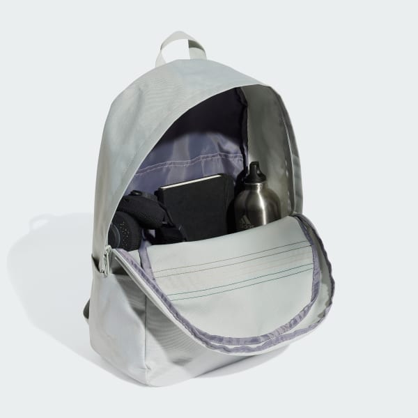 Grey Classic Back-to-School Stripes Backpack