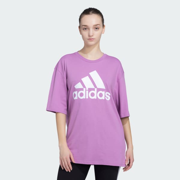 Purple BIG LOGO BOYFRIEND TEE