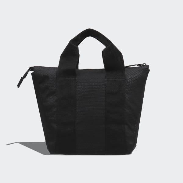 Black MEN ROUND TOTE BAG