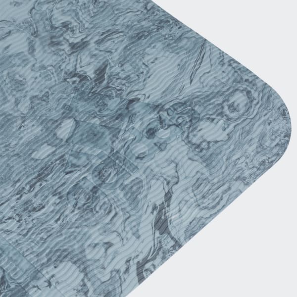 Bleu Tapis de Yoga Camouflage