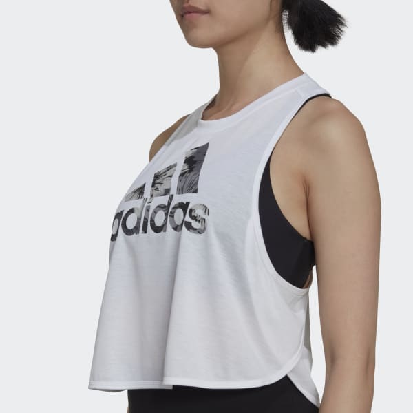Bianco Canotta AEROREADY Made for Training Floral WR739