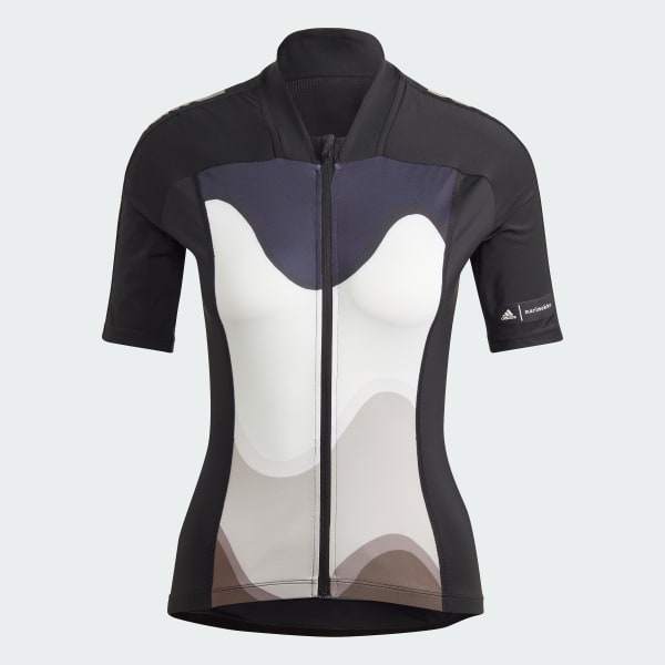 Schwarz The Cycling Marimekko Radtrikot