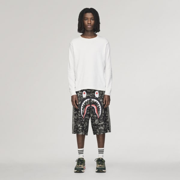 adidas SHARK DENIM JORTS BAPE® - Black | Free Shipping with
