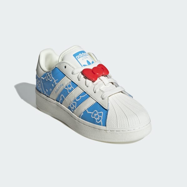 Blue Superstar XLG Hello Kitty Shoes