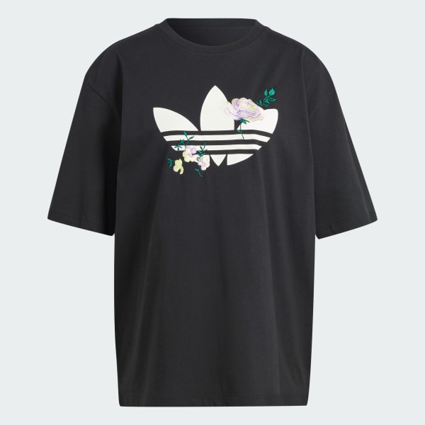 Playera Bordada Con El Trifolio Floral