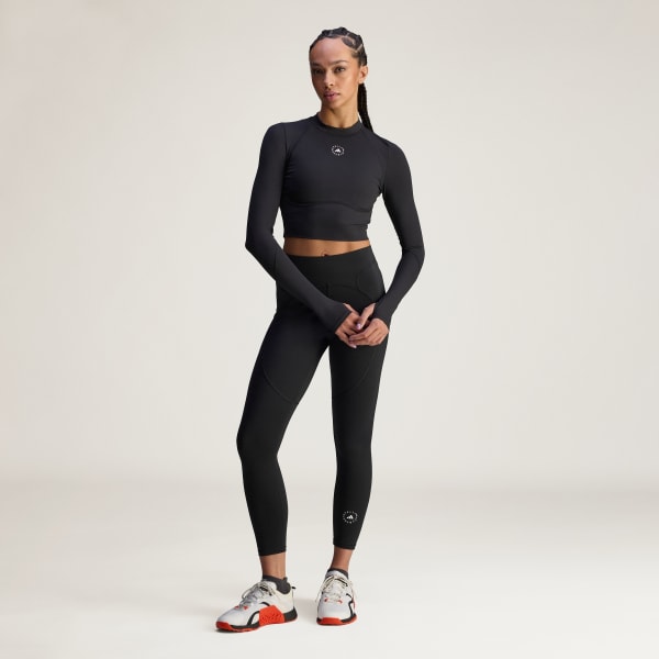 cierna 7/8 športové legíny adidas od Stella McCartney