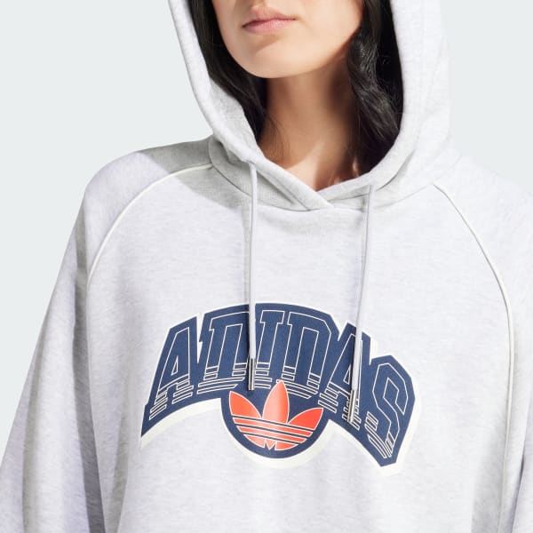 Grey adidas logo sweatshirt cheap