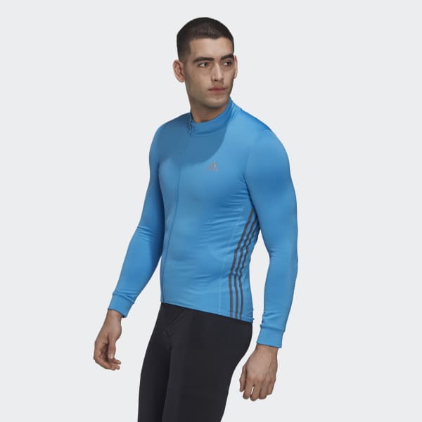 Bleu Maillot The COLD.RDY Long Sleeve Cycling IYJ57