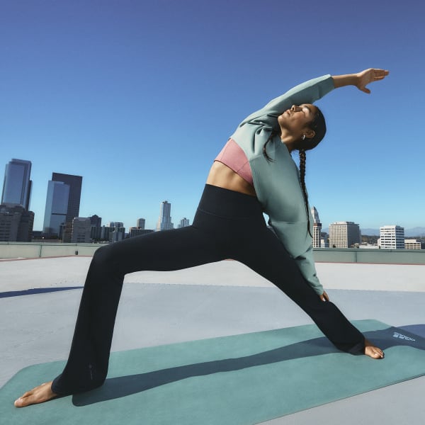Czerń adidas Yoga Studio Flared Leggings