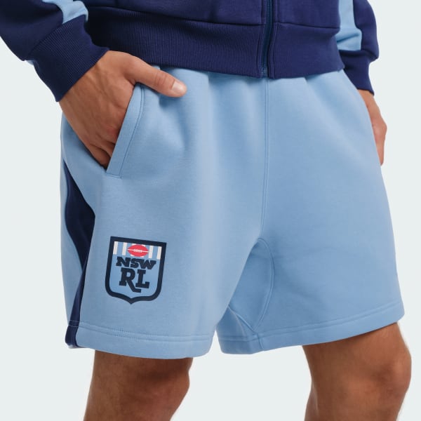 Blue New South Wales Colourblock Shorts - Mens