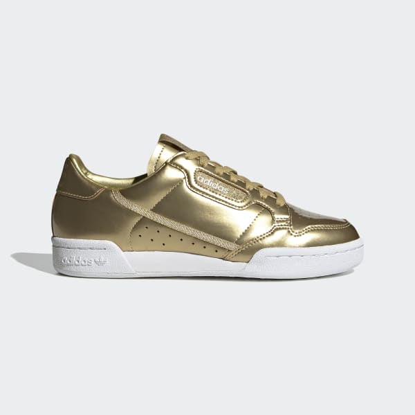 adidas Continental 80 Shoes - Gold 