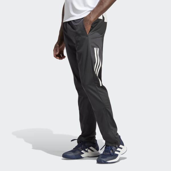 adidas 3-Stripes Knitted Tennis Joggers - Black | Free Delivery | adidas UK