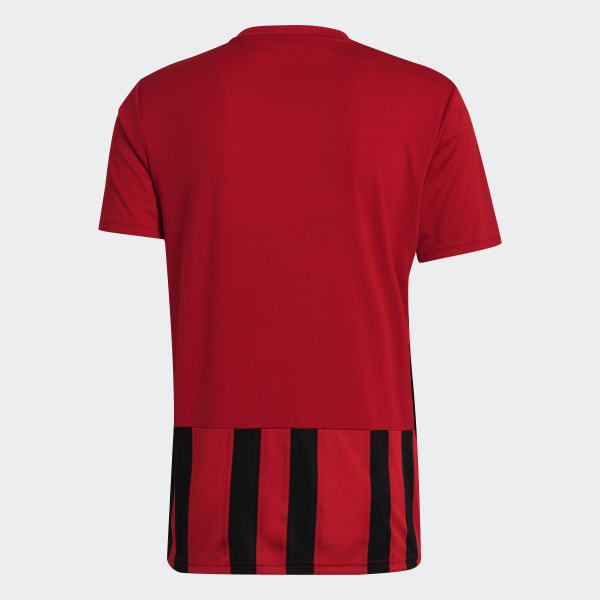 Rojo Camiseta Striped 21
