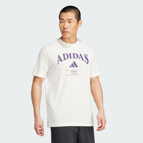 Branco Camiseta Estampada adidas Heritage