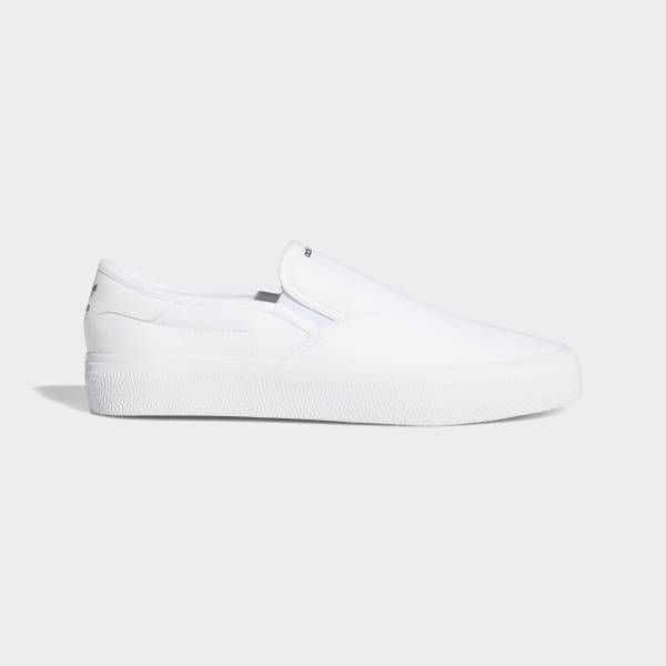 white slip on shoes