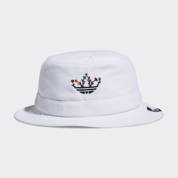 Accessories - Adicolor Trefoil Bucket Hat - White