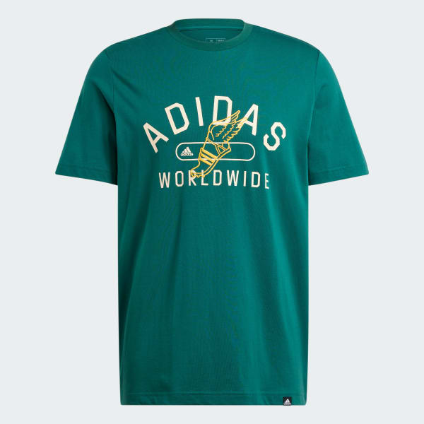 Green Collegiate Graphic Tee
