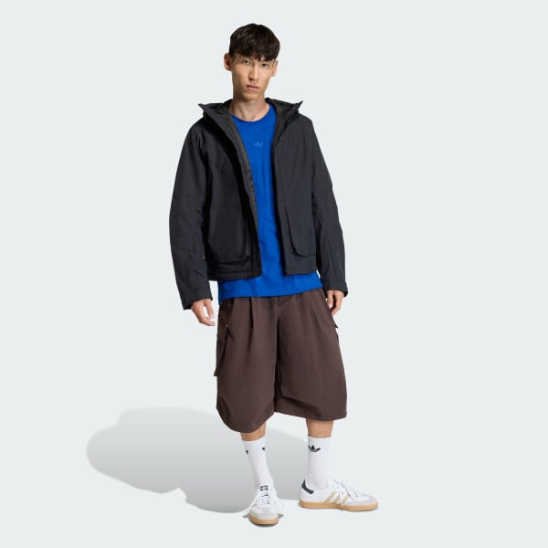 Schwarz PREMIUM ESSENTIALS UTILITY JACKE