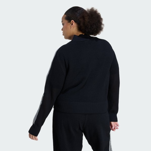 zwart Knitted Crochet Firebird Sportjack