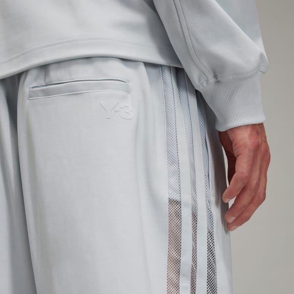 Y-3 - Mesh Stripes Track Pants トラックパンツ adidas Y-3 Mesh Stripes Track Pants - Grey | Free Shipping