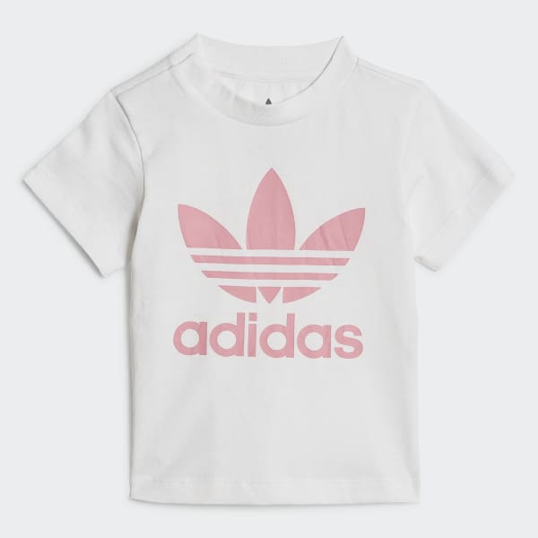 blanc Ensemble t-shirt et short Trefoil