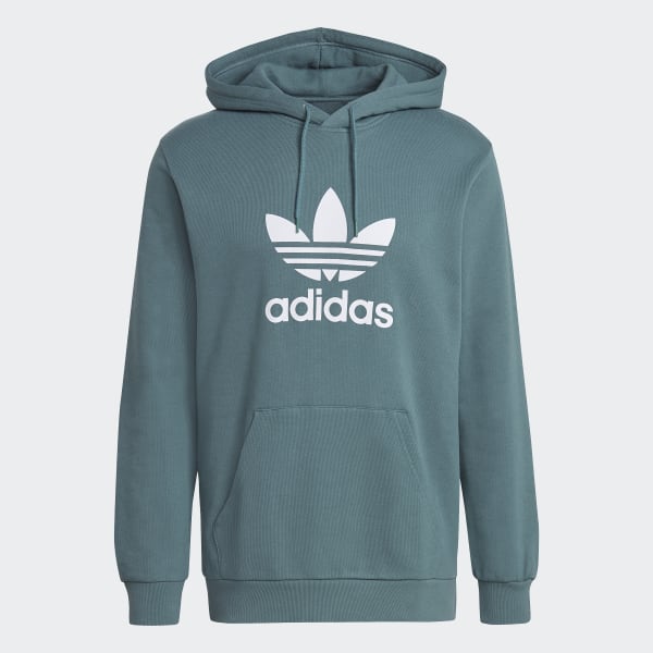 adidas Trefoil Hoodie Green adidas New Zealand