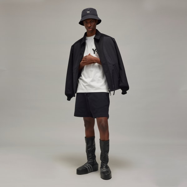 Black Y-3 French Terry Shorts