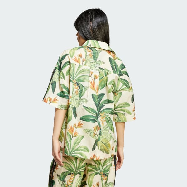 Branco Camisa Premium adidas X FARM