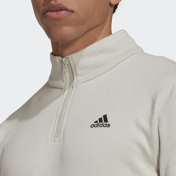 Beige 1/4 Zip Fleece Tracksuit SS510