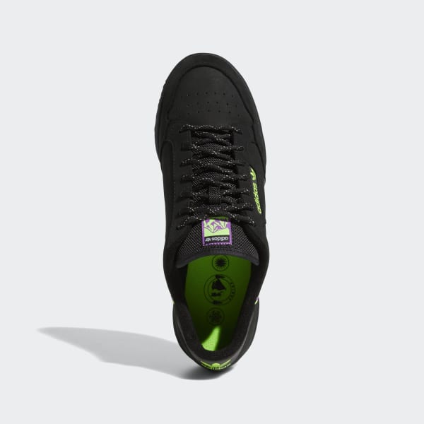 adidas continental 80 black green purple