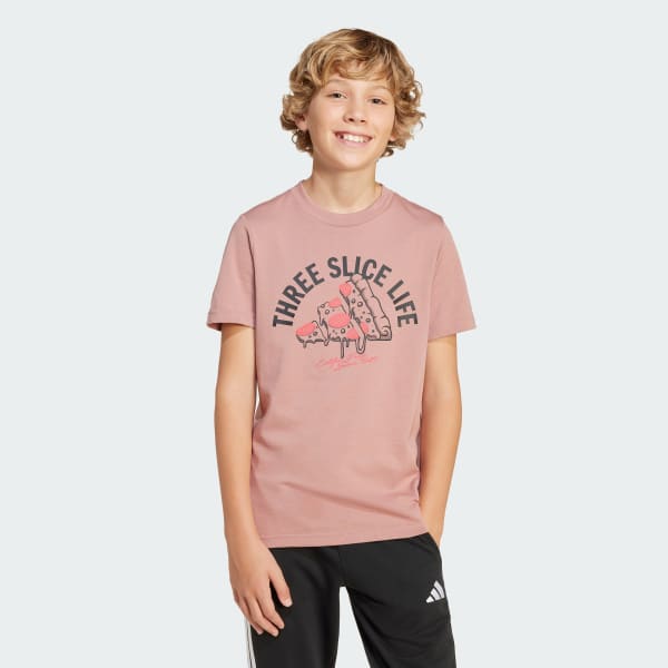 Rozowy Koszulka Lounge Pizza Graphic Kids
