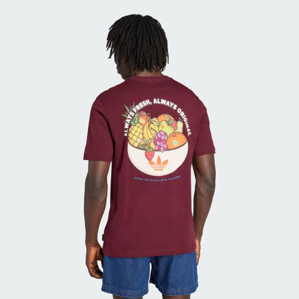 Burgundy Trefoil Series Loose Tee