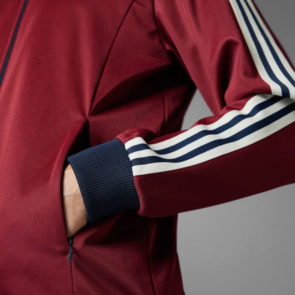 adidas Arsenal Originals Track Top - Burgundy | Free