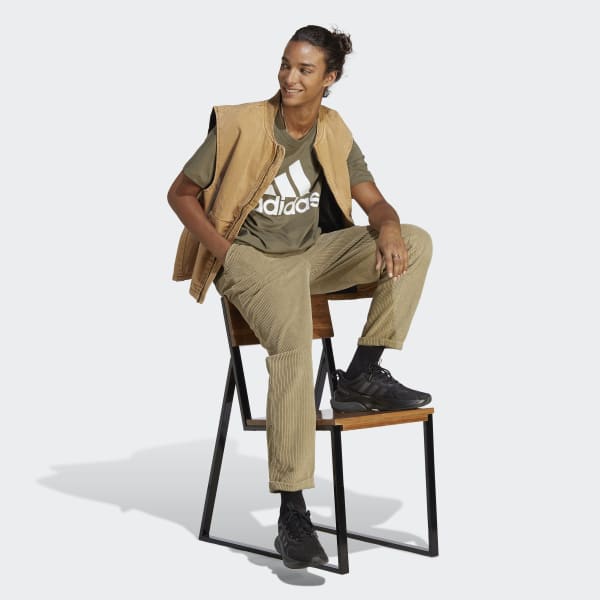 mau-xanh-la Áo Thun Big Logo Single Jersey Essentials