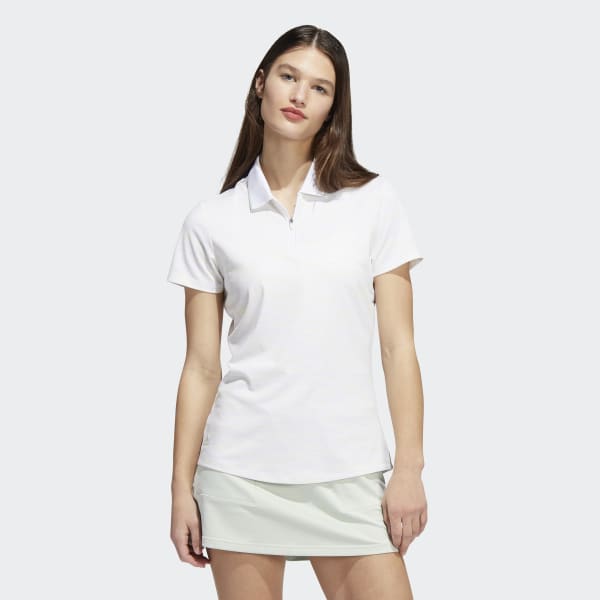 White Novelty Polo Shirt