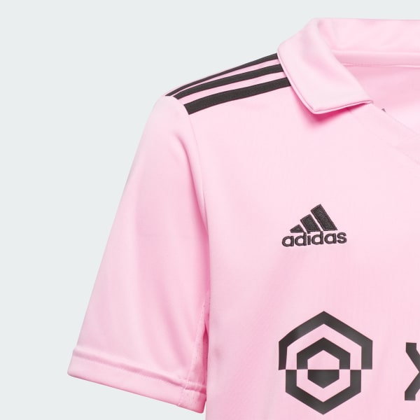 Rosa Camisola Principal 23/24 do Inter Miami CF – Messi 10, Criança