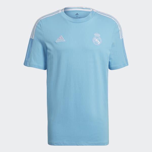 Camiseta real top madrid turquesa