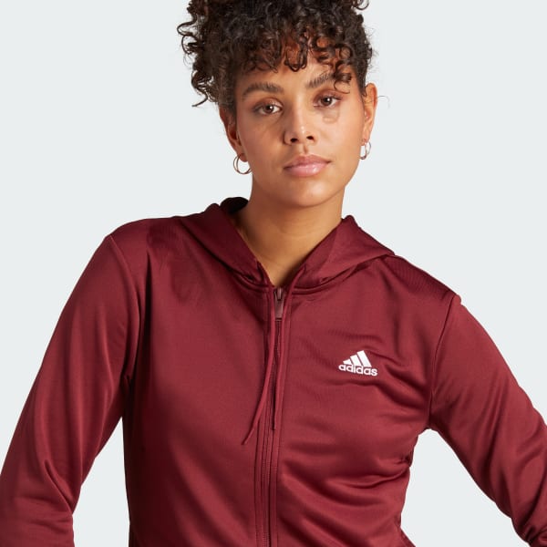 adidas Linear Trainingspak Bordeaux adidas Offici le Shop