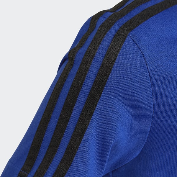 Niebieski adidas Essentials 3-Stripes Tee 29253