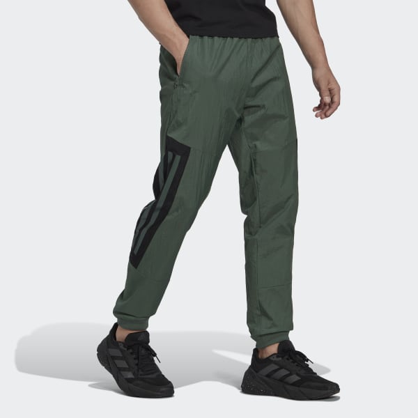 adidas Future Icons 3-Stripes Woven Pants - Green | adidas India