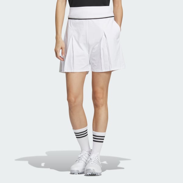 White AEROREADY High-Waist 6-Inch Shorts